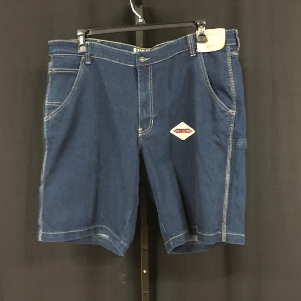 Ruff Hewn Workwear Stretch Denim Utility Shorts 42